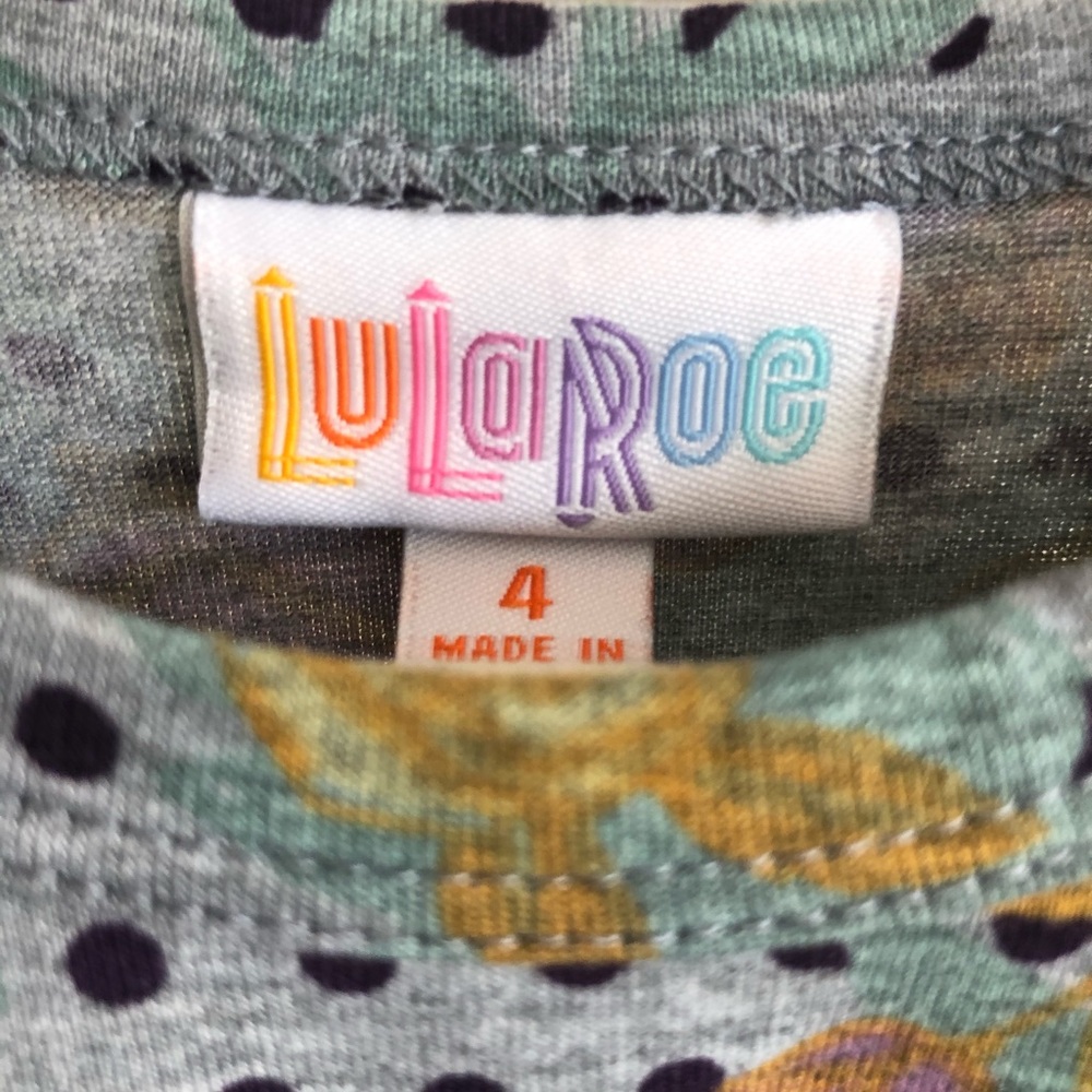 LuLaroe Scarlett kids dress - Picture 2 of 3